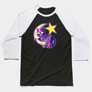 Space Cat Baseball T-Shirt